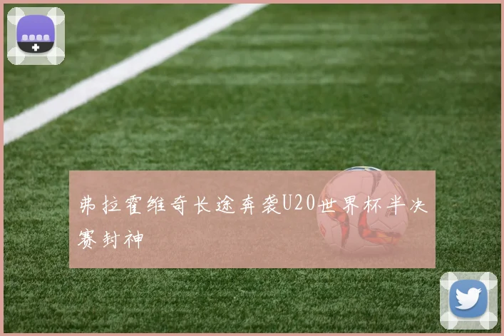 弗拉霍维奇长途奔袭U20世界杯半决赛封神